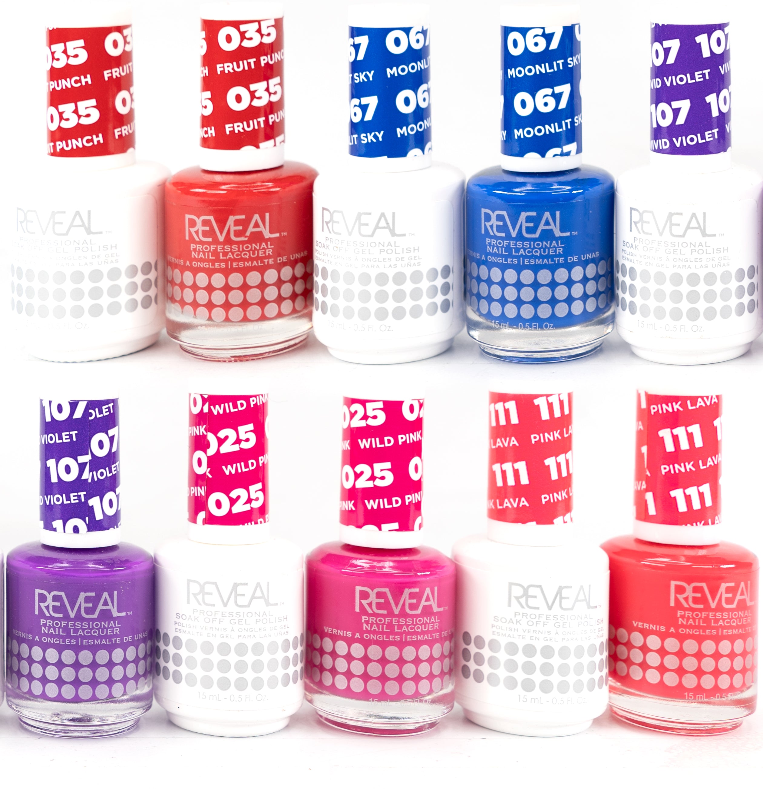 REVEAL 50 Randomly Assorted Colors Skyline Beauty Supply