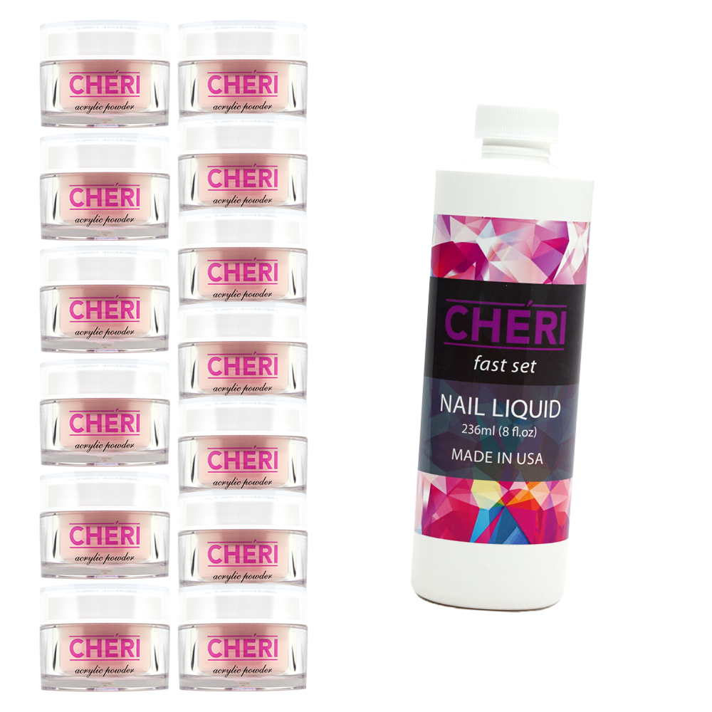 CHERI Acrylic Powder Starter Bundle 14pcs.