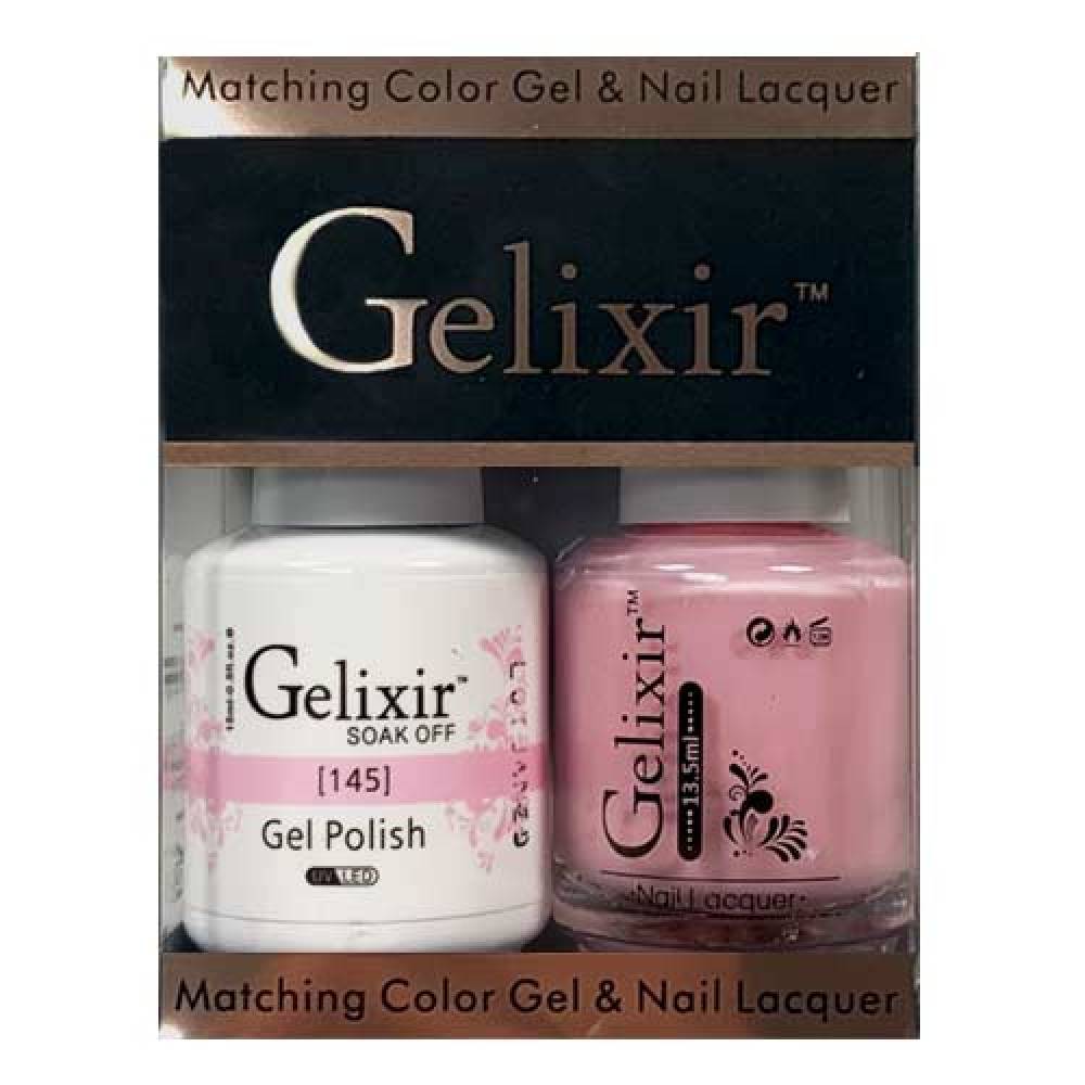 Gelixir - Matching Gel and Nail Lacquer - Dark Terra Cotta - #024