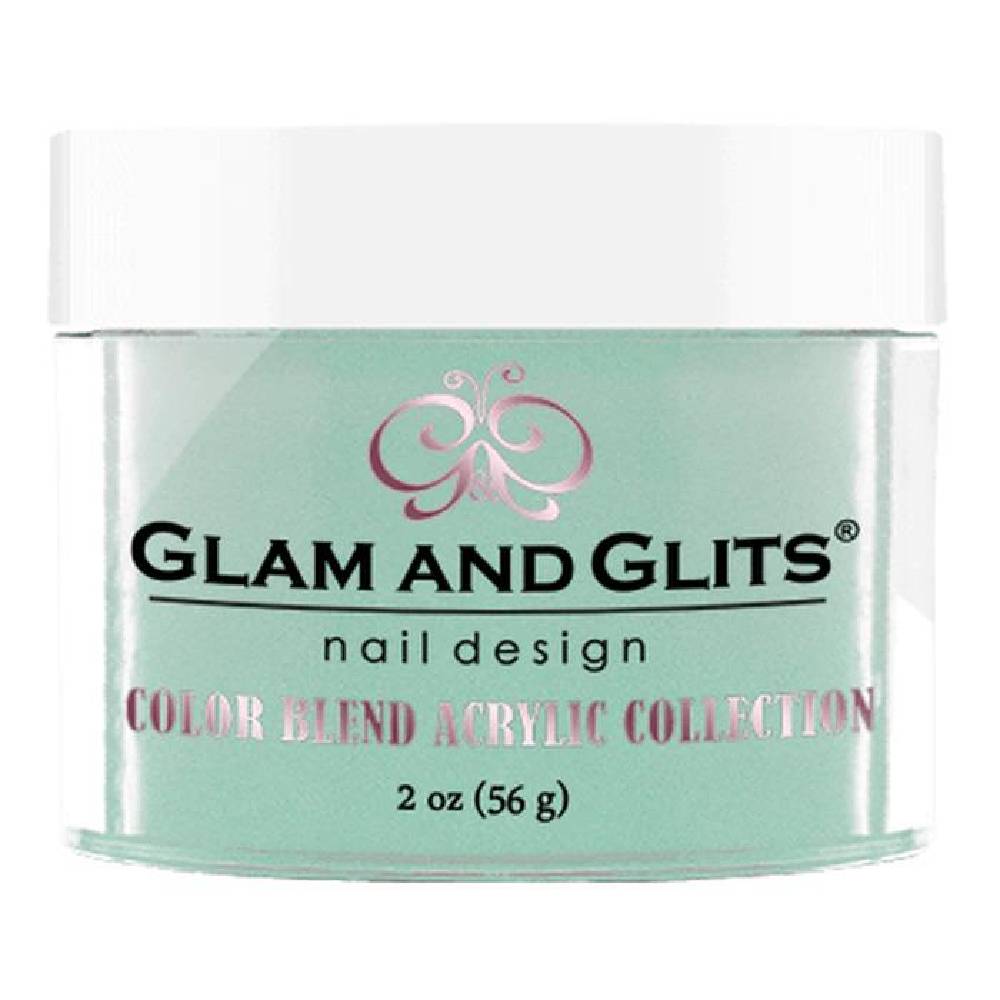 GLAM AND GLITS / Acrylic Powder Teal Of Approval 2oz. Skyline