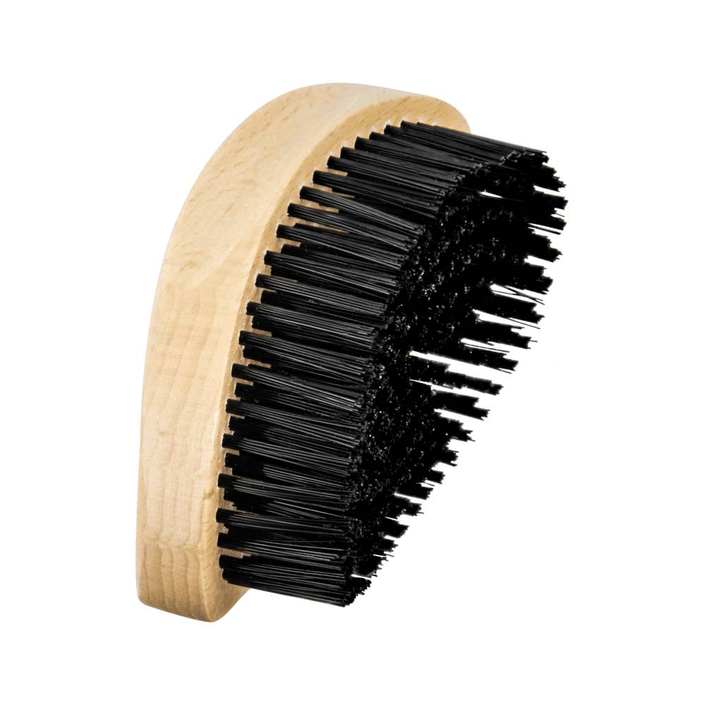 SUAVECITO - Natural Wood Synthetic Beard Brush (Natural)