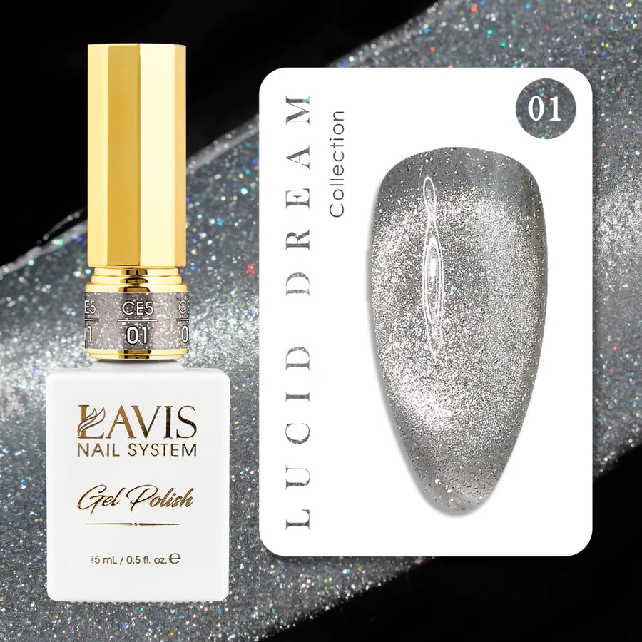 LAVIS Cat Eyes CE5 - 01 - Gel Polish 0.5 oz - Lucid Dream Collection