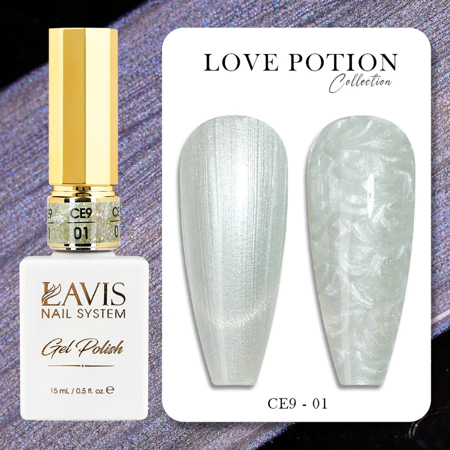 LAVIS Cat Eyes CE9 - 01 - Gel Polish 0.5 oz - Lavis LOVE POTION Collection