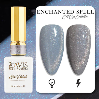 LAVIS Cat Eyes CE11 - 01 - Gel Polish 0.5 oz - Enchanted Spell Collection