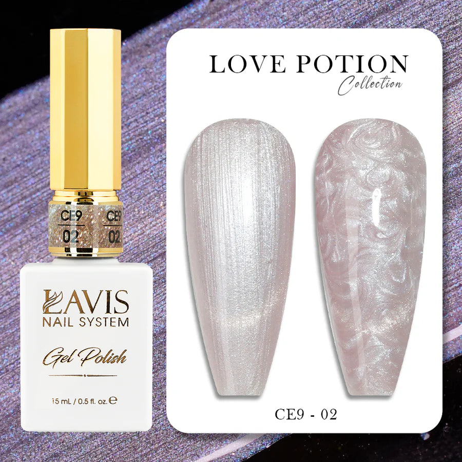 LAVIS Cat Eyes CE9 - 02 - Gel Polish 0.5 oz - Lavis LOVE POTION Collection