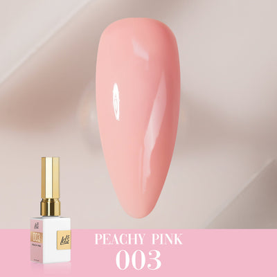 LDS Color Craze Gel Nail Polish - 003 Peachy Pink - 0.5oz