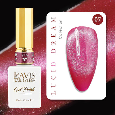 LAVIS Cat Eyes CE5 - 07 - Gel Polish 0.5 oz - Lucid Dream Collection