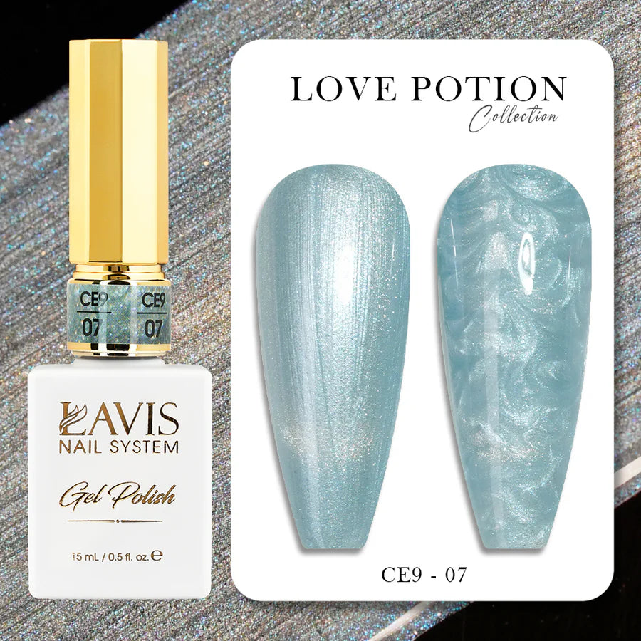 LAVIS Cat Eyes CE9 - 07 - Gel Polish 0.5 oz - Lavis LOVE POTION Collection