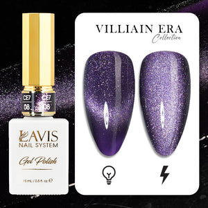 LAVIS Cat Eyes CE7 - 08 - Gel Polish 0.5 oz - Villain Era Collection