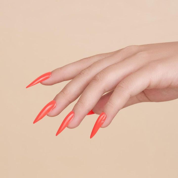 Lavis Gel Nail Polish Duo - 096 Red, Orange Colors - Watermelon Sugar High
