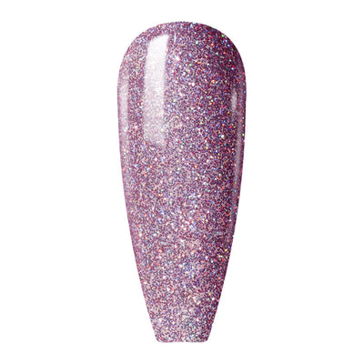 Lavis Gel Nail Polish Duo - 099 Purple, Glitter Colors - Retro Dream