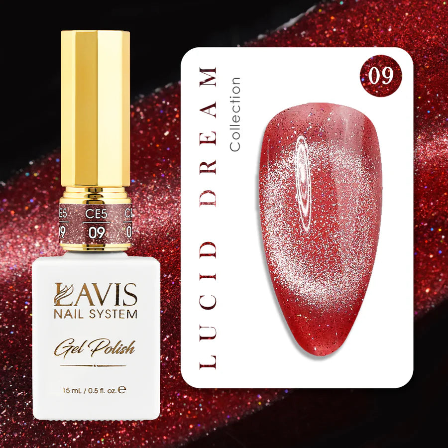 LAVIS Cat Eyes CE5 - 09 - Gel Polish 0.5 oz - Lucid Dream Collection