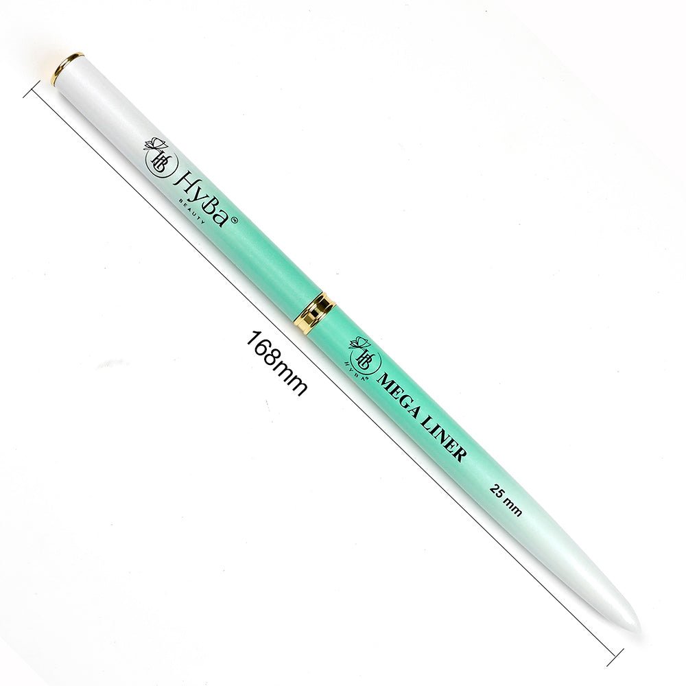 HyBa Mega Liner Nail Art Brush Tool 25mm 100% Kolinsky Hair, 