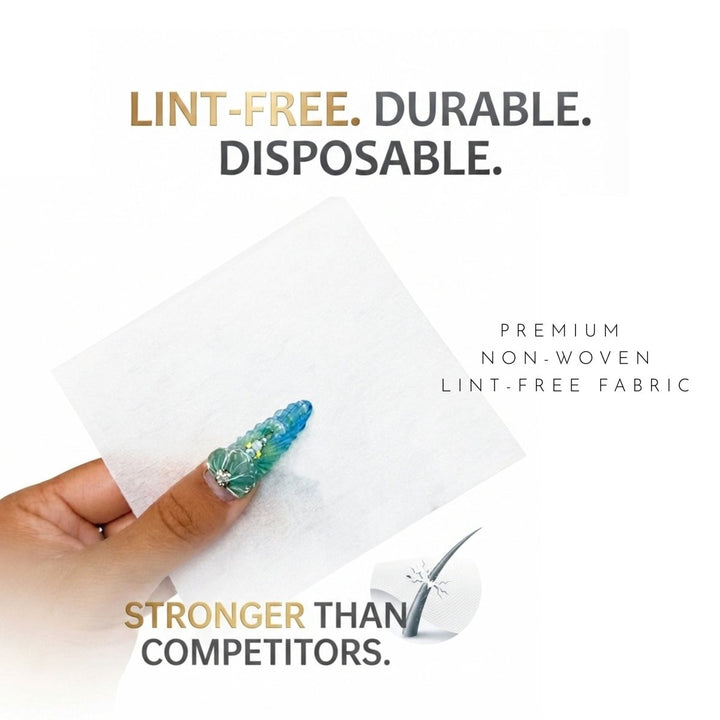 HyBa CLEAN Lint Free Wipes - 1 Mix Box (150pcs - 4 × 4.5 / 300 PCS - 2 × 2)