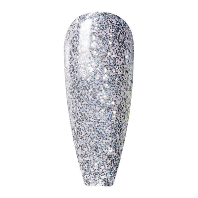 Lavis Gel Nail Polish Duo - 100 Silver, Glitter Colors - Ice Crystals