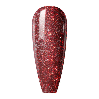 Lavis Gel Nail Polish Duo - 106 Red, Glitter Colors - Berry More