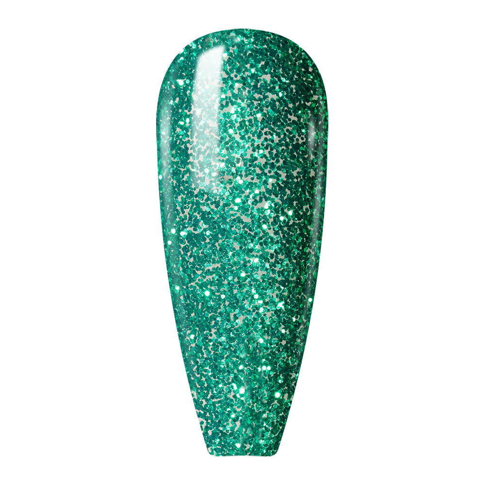 Lavis Gel Nail Polish Duo - 107 Green, Glitter Colors - Wild Night