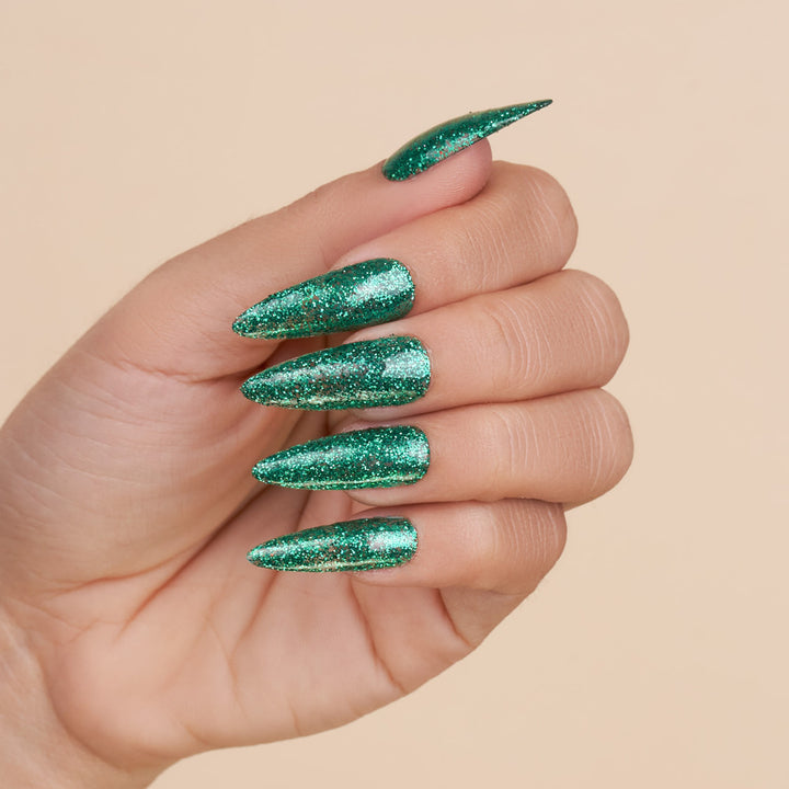 Lavis Gel Nail Polish Duo - 107 Green, Glitter Colors - Wild Night