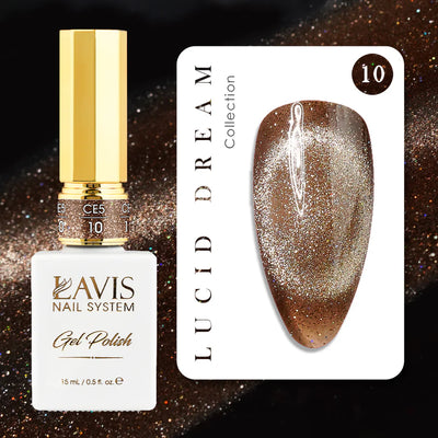 LAVIS Cat Eyes CE5 - 10 - Gel Polish 0.5 oz - Lucid Dream Collection