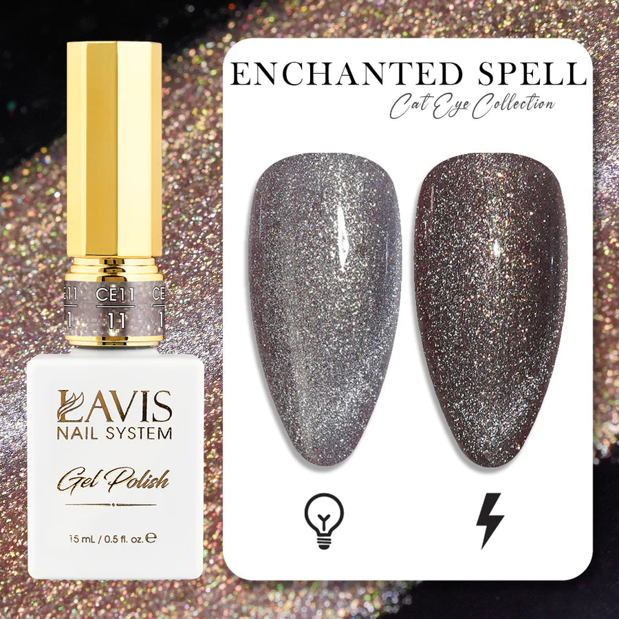 LAVIS Cat Eyes CE11 - 11 - Gel Polish 0.5 oz - Enchanted Spell Collection