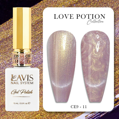 LAVIS Cat Eyes CE9 - 11 - Gel Polish 0.5 oz - Lavis LOVE POTION Collection