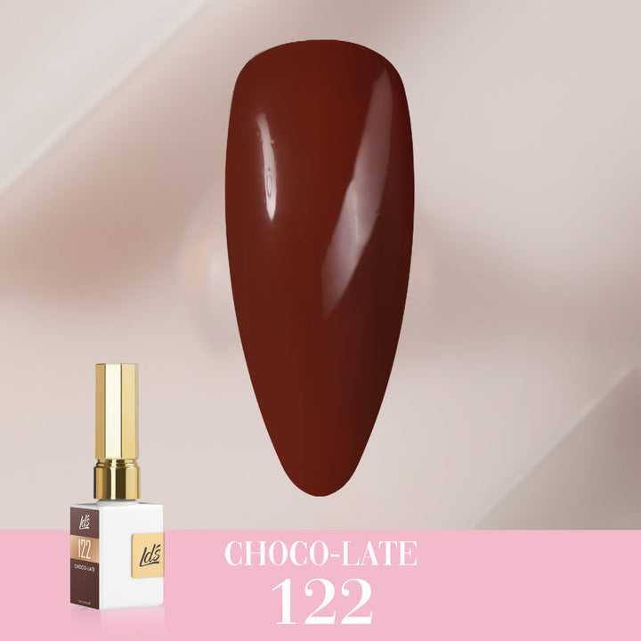 LDS Color Craze Gel Nail Polish - 122 Choco-Late - 0.5oz