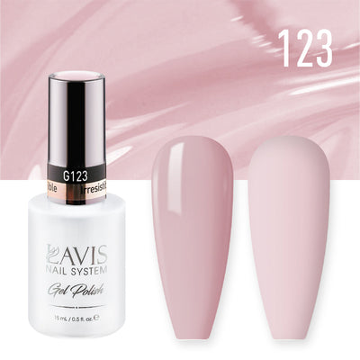 Lavis Gel Nail Polish Duo - 123 Pink Colors - Irresistible