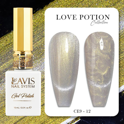 LAVIS Cat Eyes CE9 - 12 - Gel Polish 0.5 oz - Lavis LOVE POTION Collection