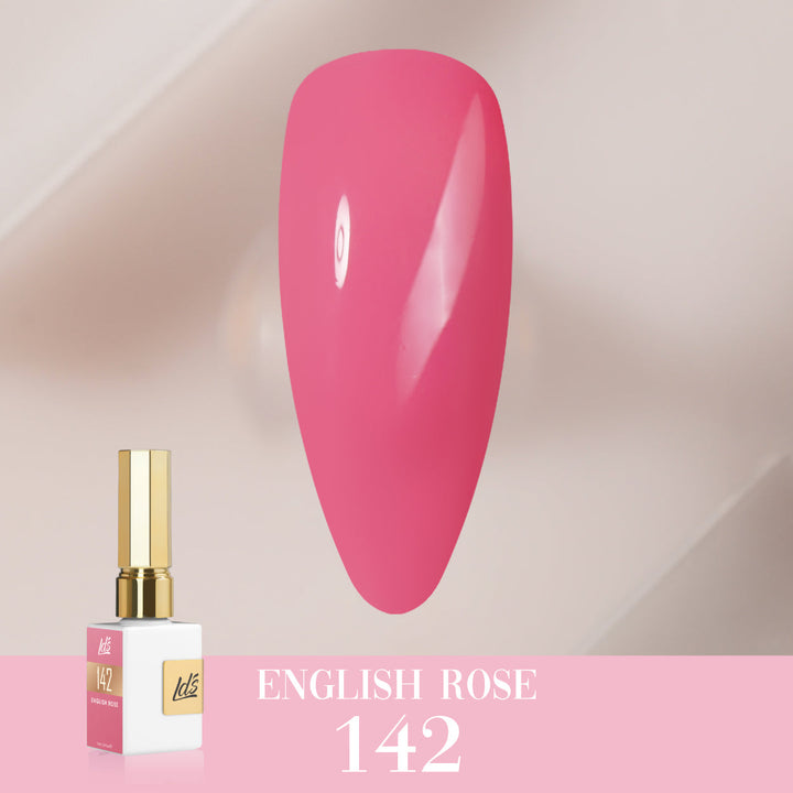 LDS Color Craze Gel Nail Polish - 142 English Rose - 0.5oz