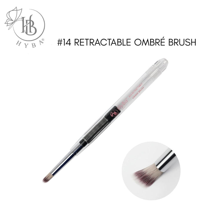 HyBa RETRACTABLE OMBRÉ PIGMENT Nail Brush 