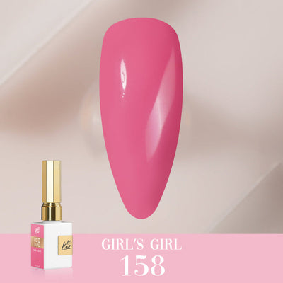 LDS Color Craze Gel Nail Polish - 158 Girl's Girl - 0.5oz