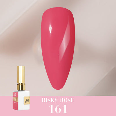 LDS Color Craze Gel Nail Polish - 161 Risky Rose - 0.5oz