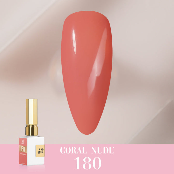 LDS Color Craze Gel Nail Polish - 180 Coral Nude - 0.5oz