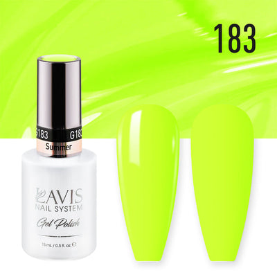 Lavis Gel Nail Polish Duo - 183 Yellow Colors - Summer