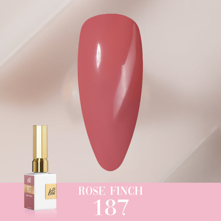 LDS Color Craze Gel Nail Polish - 187 Rose Finch - 0.5oz