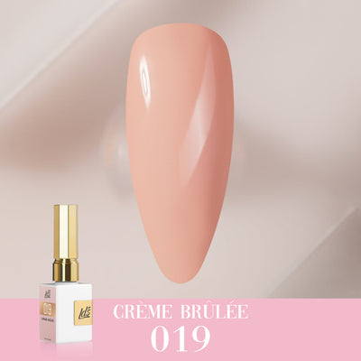 LDS Color Craze Gel Nail Polish - 019 Crème brûlée - 0.5oz