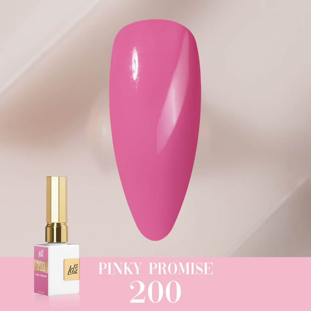 LDS Color Craze Gel Nail Polish - 200 Pinky Promise - 0.5oz