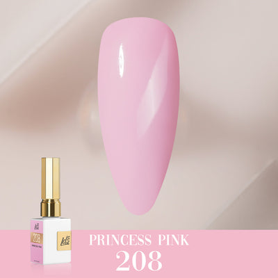 LDS Color Craze Gel Nail Polish - 208 Princess Pink - 0.5oz