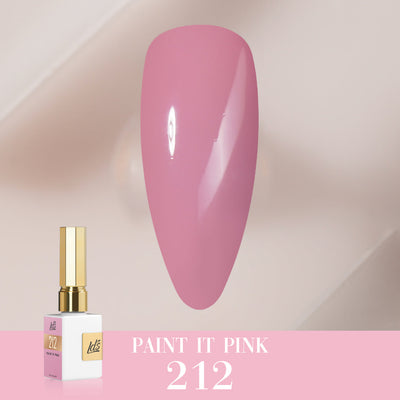 LDS Color Craze Gel Nail Polish - 212 Paint it Pink - 0.5oz