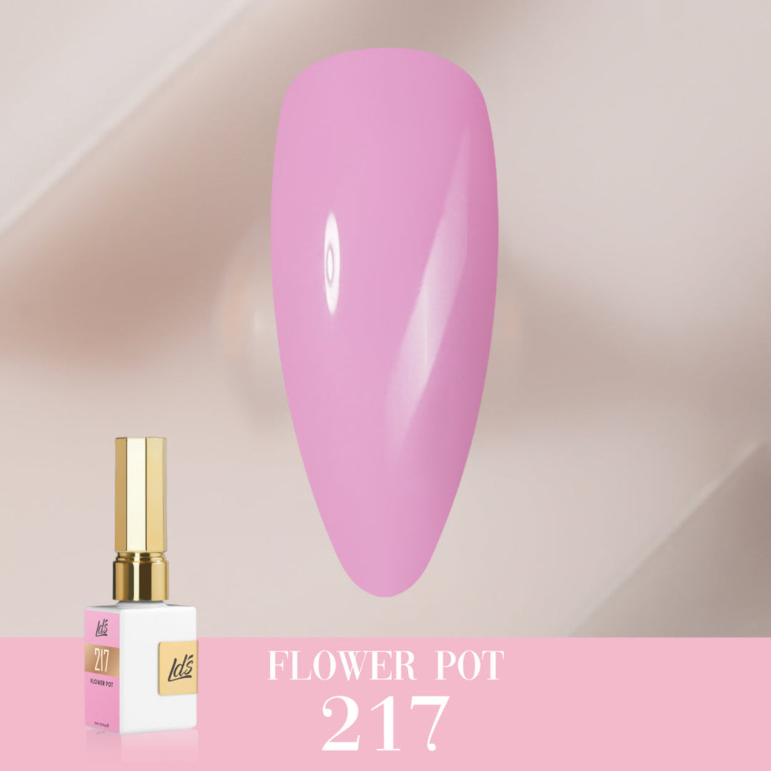 LDS Color Craze Gel Nail Polish - 217 Flower Pot - 0.5oz