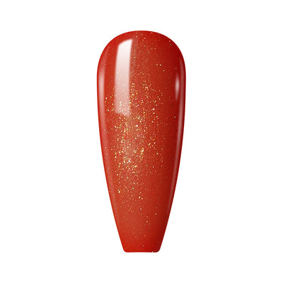 Lavis Gel Nail Polish Duo - 222 Shimmer, Red Colors - Gypsy Red