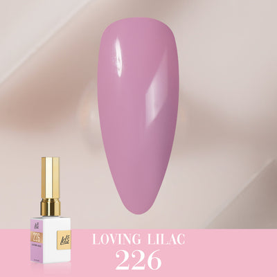 LDS Color Craze Gel Nail Polish - 226 Loving Lilac - 0.5oz