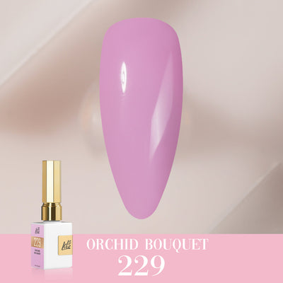 LDS Color Craze Gel Nail Polish - 229 Orchid Bouquet - 0.5oz