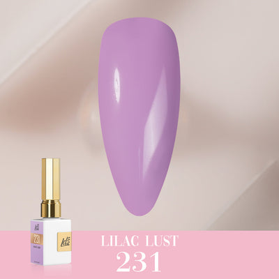 LDS Color Craze Gel Nail Polish - 231 Lilac Lust - 0.5oz