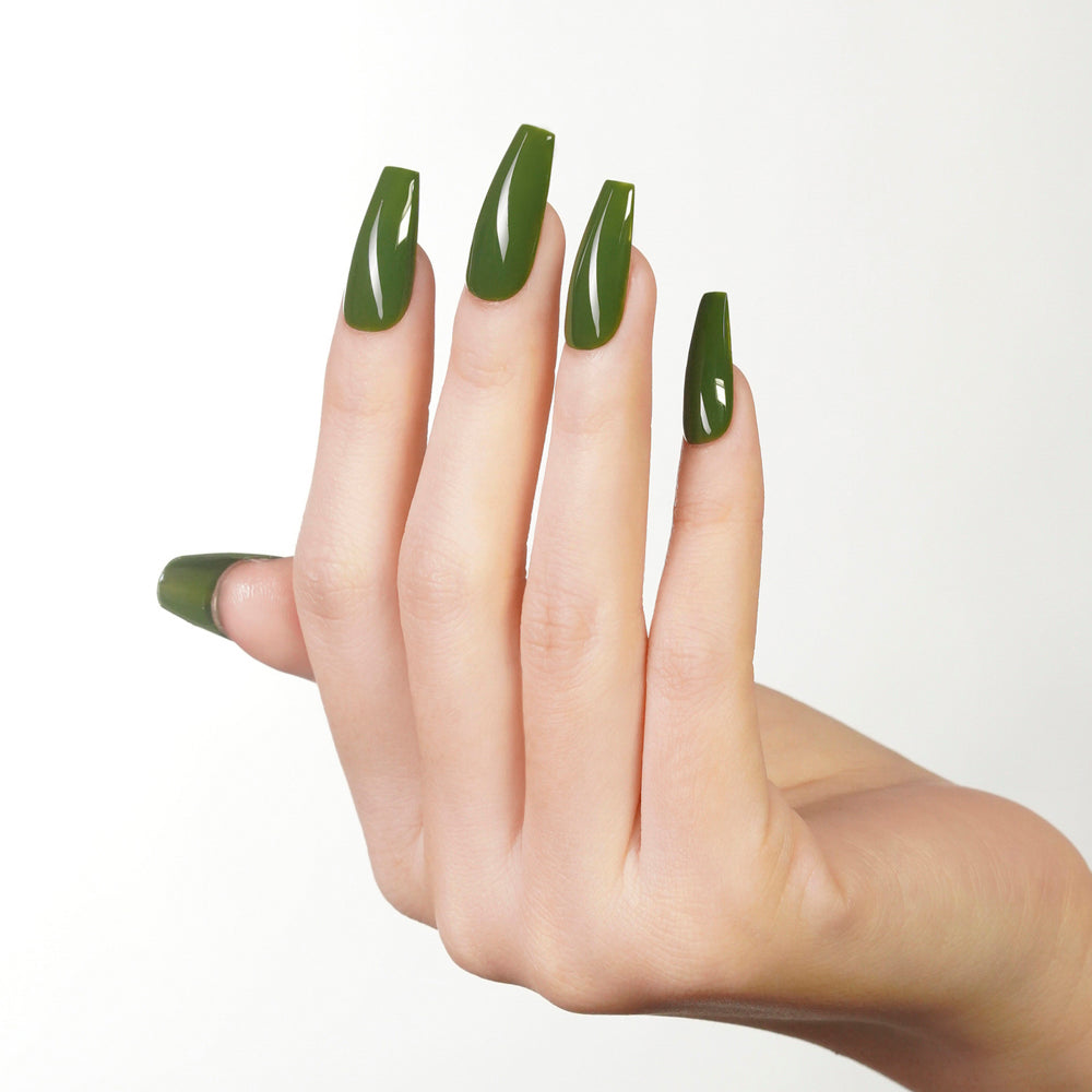 Lavis Gel Nail Polish Duo - 252 Green Colors - Fern Green