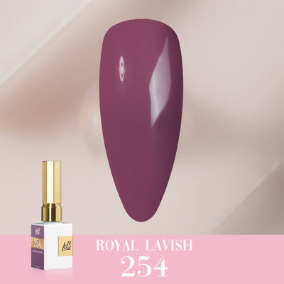 LDS Color Craze Gel Nail Polish - 254 Royal Lavish - 0.5oz