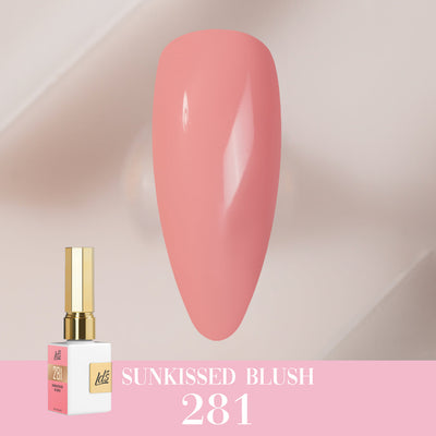 LDS Color Craze Gel Nail Polish - 281 Sunkissed Blush - 0.5oz