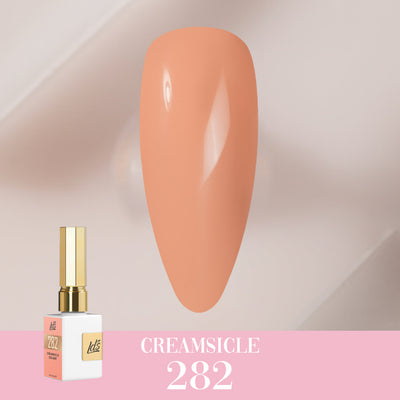 LDS Color Craze Gel Nail Polish - 282 Creamsicle Delight - 0.5oz