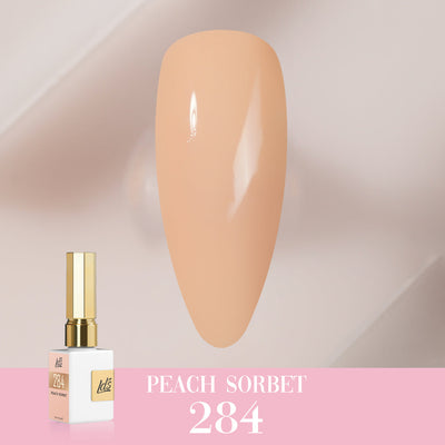 LDS Color Craze Gel Nail Polish - 284 Peach Sorbet - 0.5oz