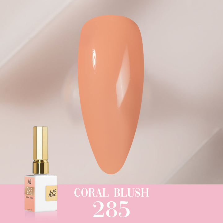 LDS Color Craze Gel Nail Polish - 285 Coral Blush - 0.5oz